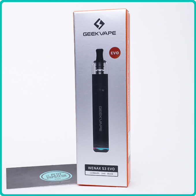 Packaging du Pod Wenax S3 Evo Geekvape
